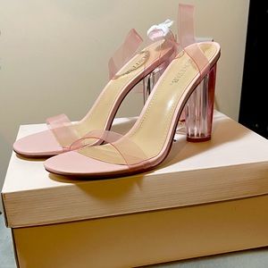 Hanna Transparent Heeled Sandal